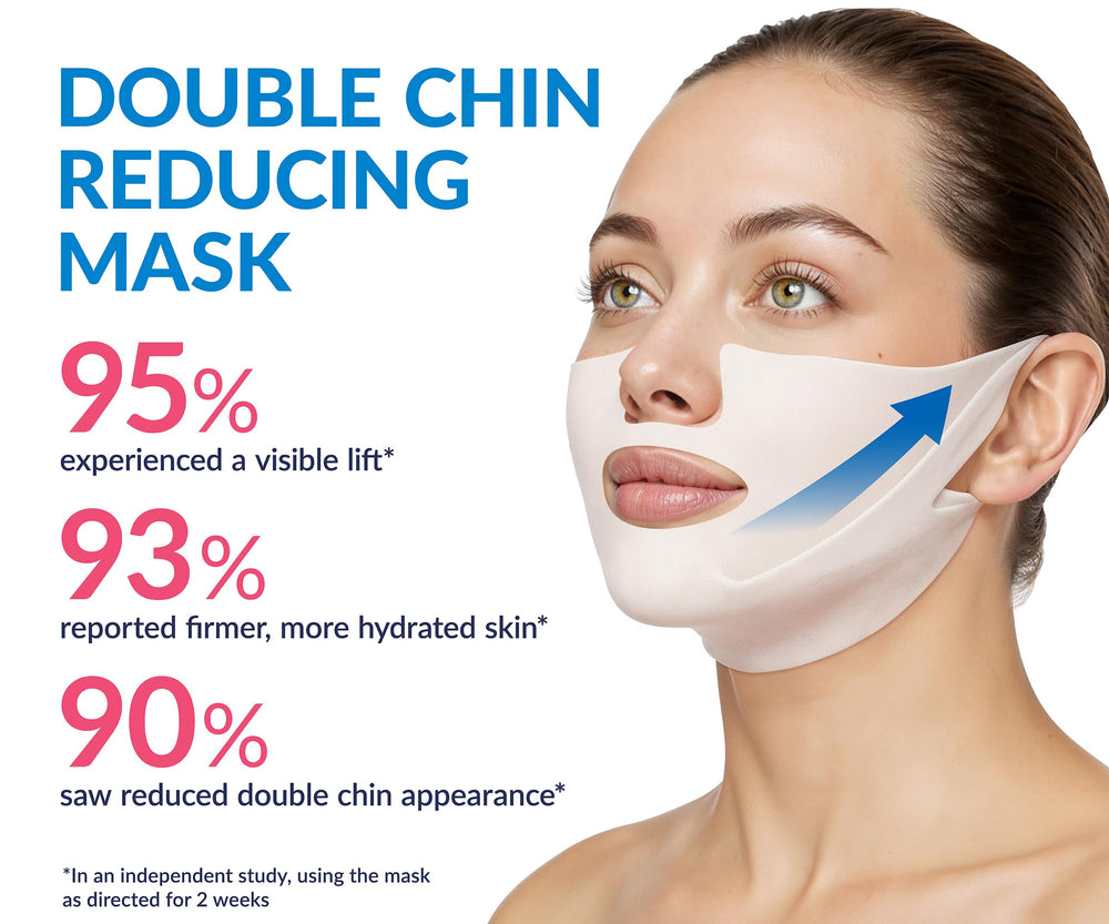 Stylia MaxiLift neck area depuffs during wear.