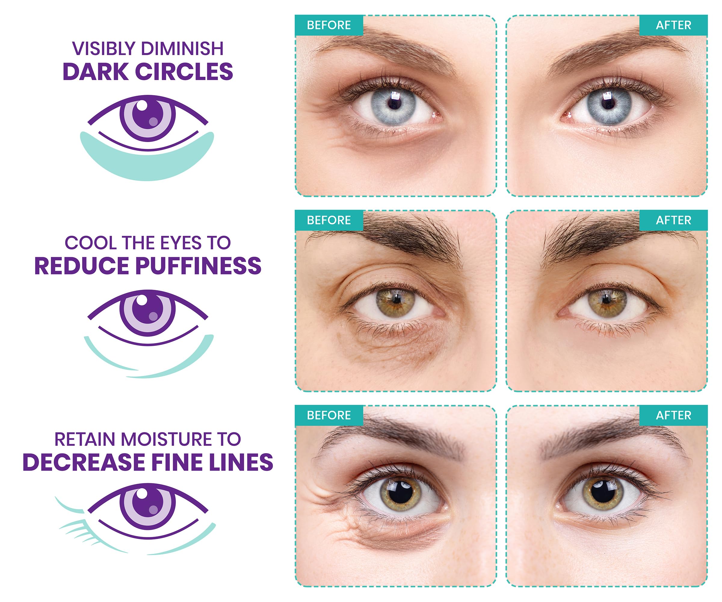 Stylia Under Eye Patches night routine use for a calm, replenished look