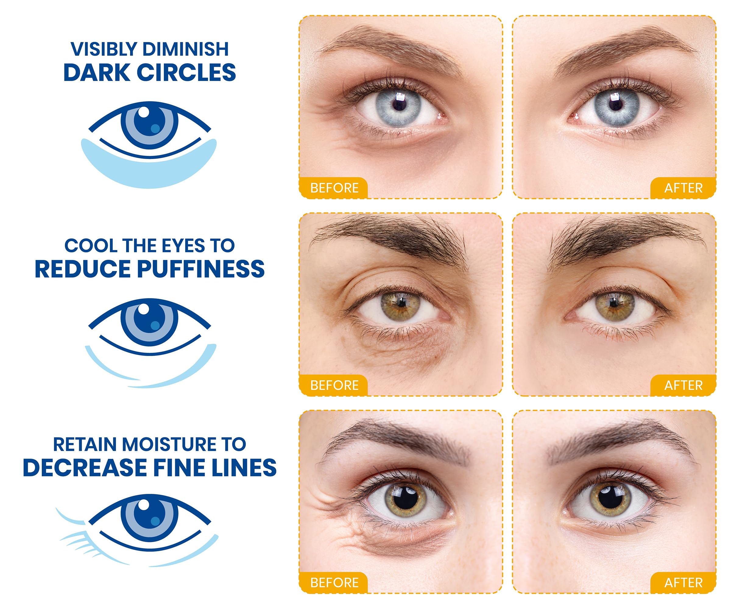 Stylia Vitamin C enriched under eye patches for brightening potential.