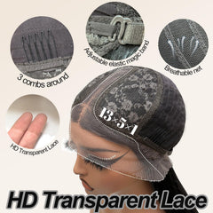 Su Mei.s glueless lace-front wig 26inch back view with stable clips and band