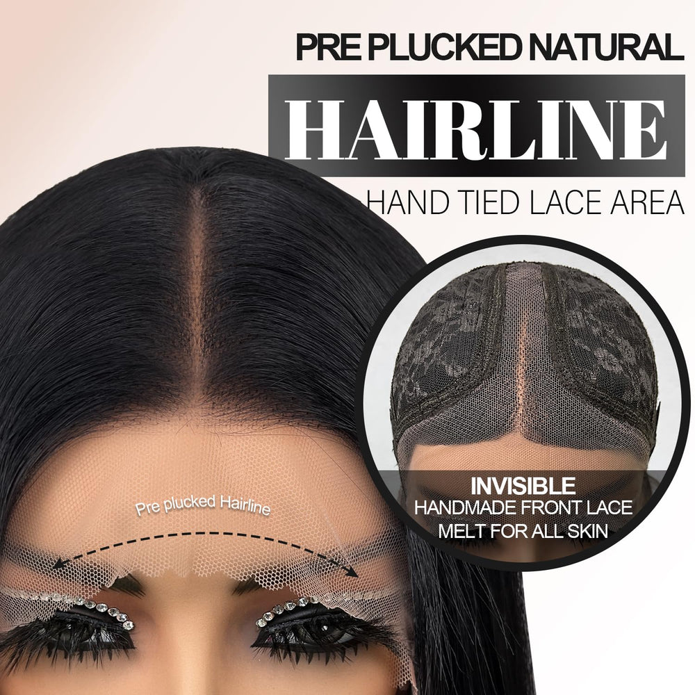 Su Mei.s glueless lace-front wig 26inch hd lace detail for natural scalp illusion