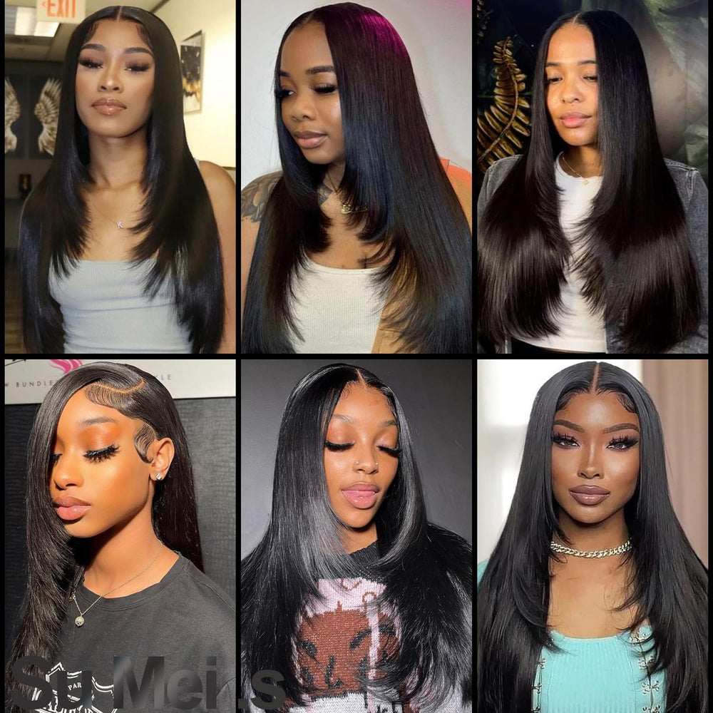 Su Mei.s glueless lace-front wig 26inch wear preview demonstrates quick transformation