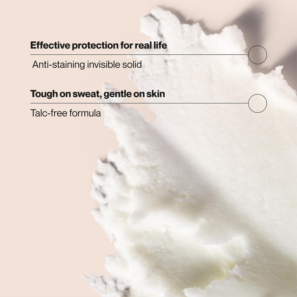 Suave 48-hour protection close-up conveys all-day freshness and confidence.