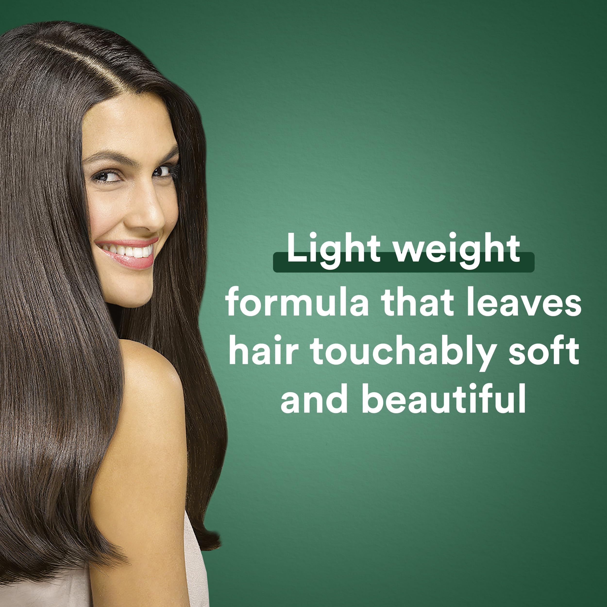Suave conditioner pump image highlighting easy dispense and hydrating care.