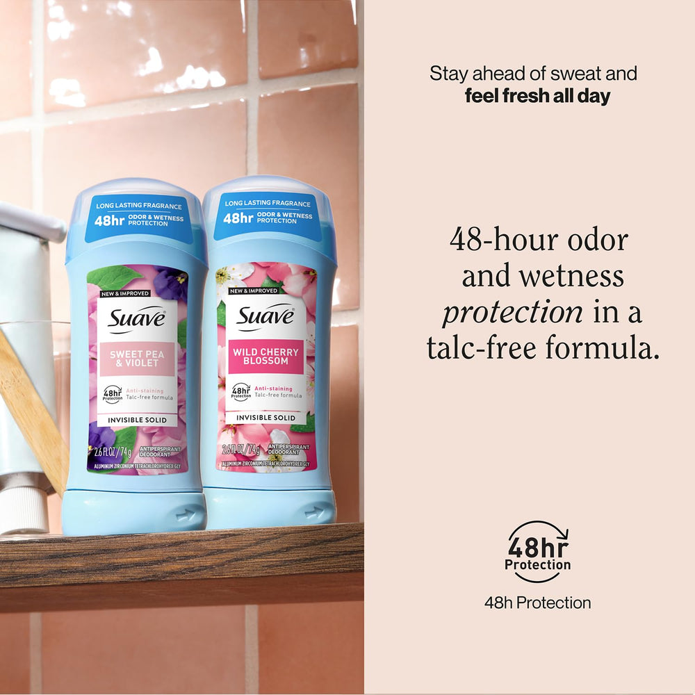 Suave stain-free-technology-stick keeps fabrics mark-free