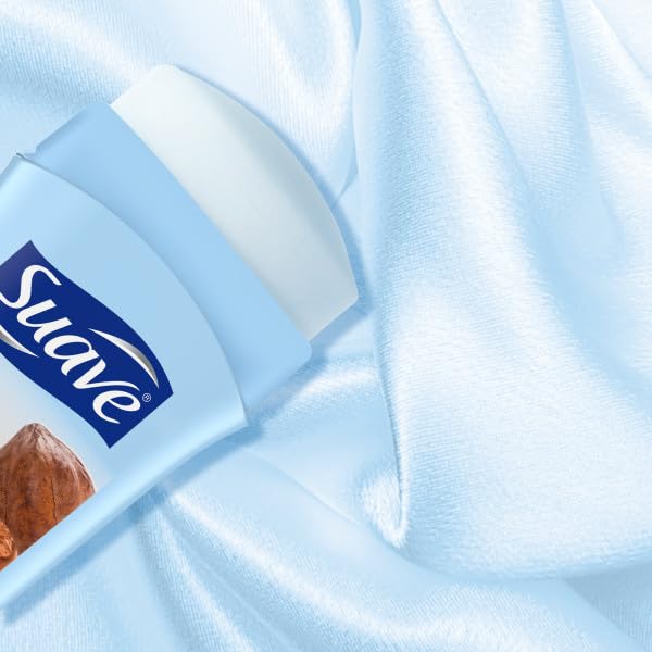 Suave Cocoa Shea Butter Deodorant invisible-dry formula leaves no fabric residue.