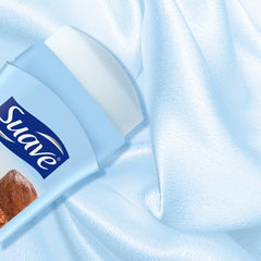 Suave Cocoa Shea Butter Deodorant invisible-dry formula leaves no fabric residue.