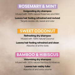 Suave dry shampoo bamboo-hibiscus bottle adds light volume without heaviness