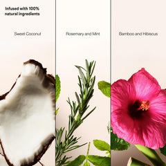 Suave dry shampoo bamboo-hibiscus spray provides lightweight lift for flat hair
