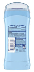 Suave glide-on clear application highlights smooth feel and long-lasting freshness