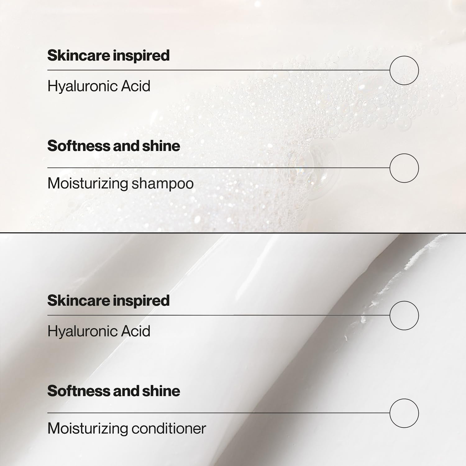 Suave Hyaluronic Infusion set packshot shows value-packed hydrating duo for dry hair