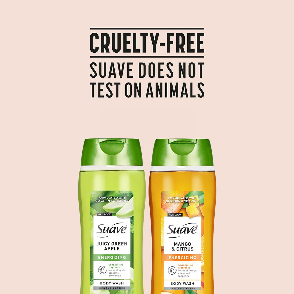 Suave Fruit Blend Oil Essence visual of ingredients for nourishing feel