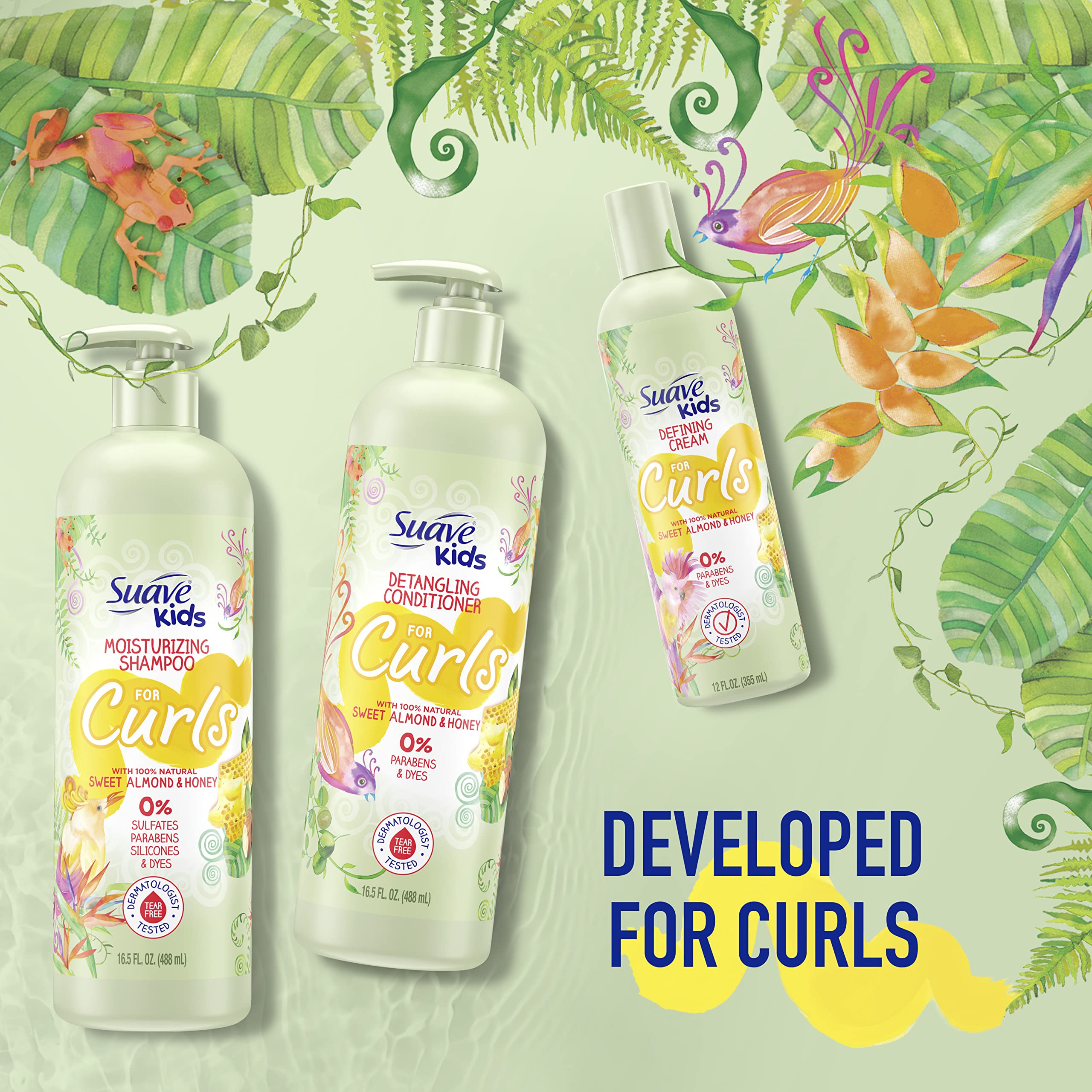 Suave Kids cruelty-free logo displayed on packaging