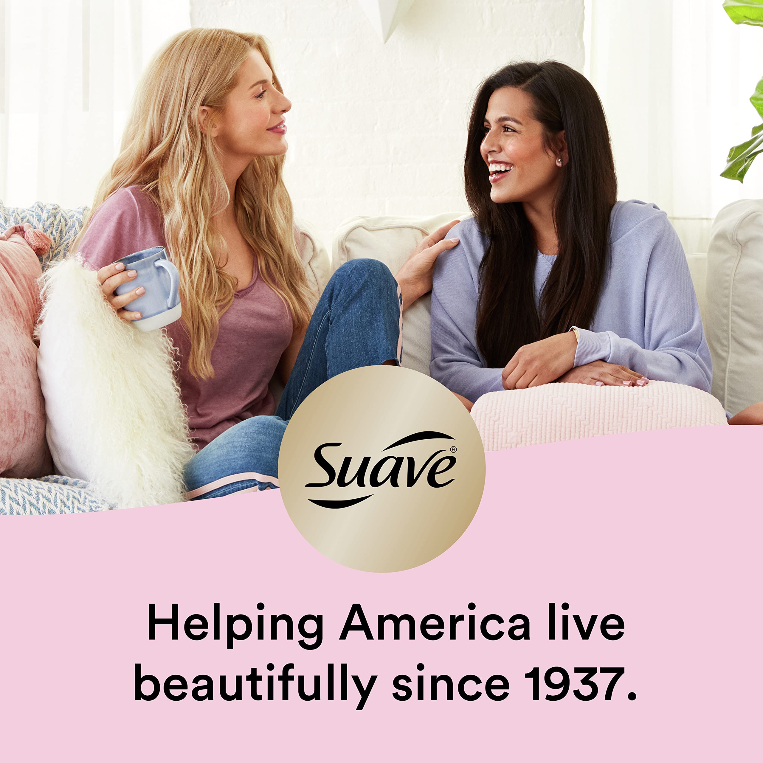 Suave Luscious Curls Conditioner leaves curls defined and soft to touch