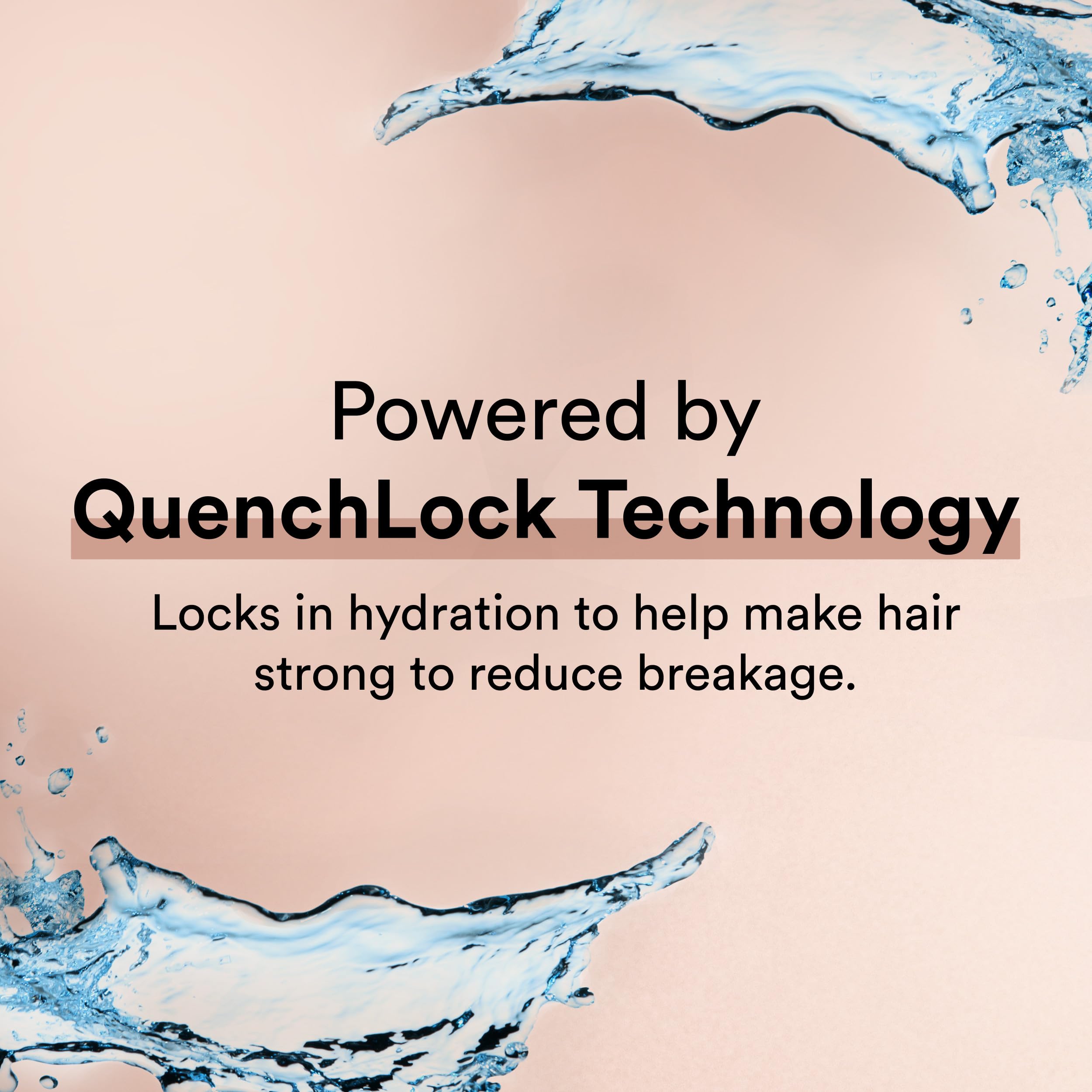 Suave Moroccan Oil Infusion texture close-up shows micro-moisturizing particles at work.