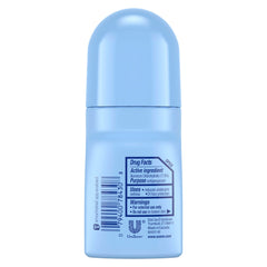 Suave Powder Roll-On applied on skin shows quick-dry formula for daily use