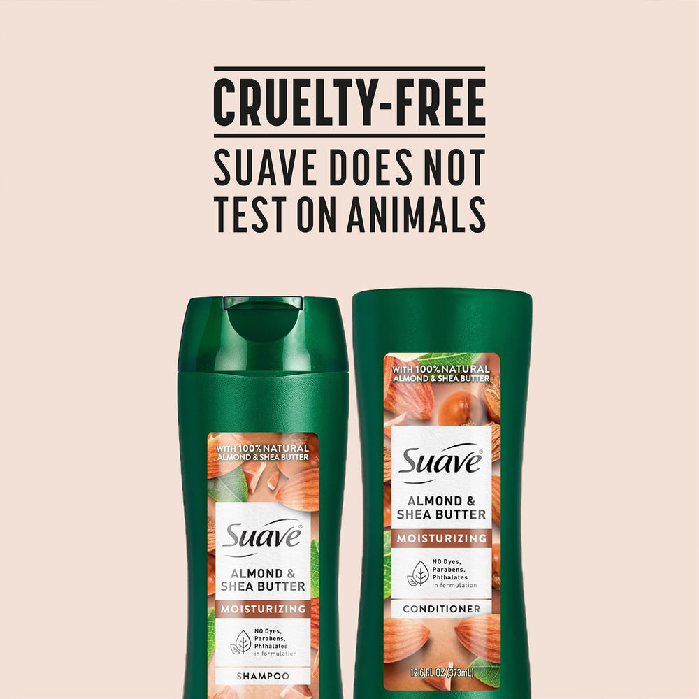 Suave almond-shea set box front, value and presentation