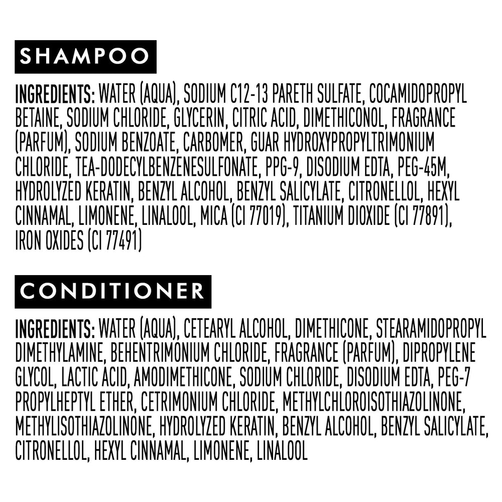 Two-piece Suave Keratin Set packaging for convenient at-home routine