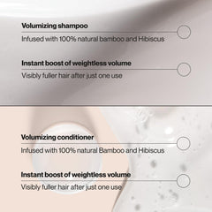 Suave Bamboo & Hibiscus shampoo lather close-up highlights gentle cleansing for daily use.
