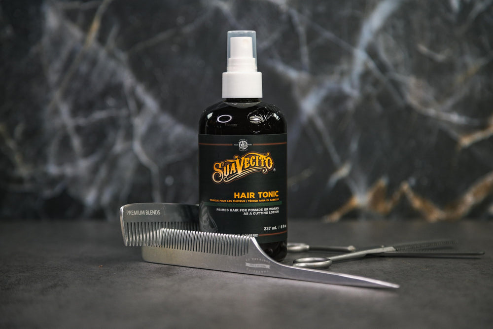 Suavecito Hair Tonic vegan and cruelty-free formula protects scalp