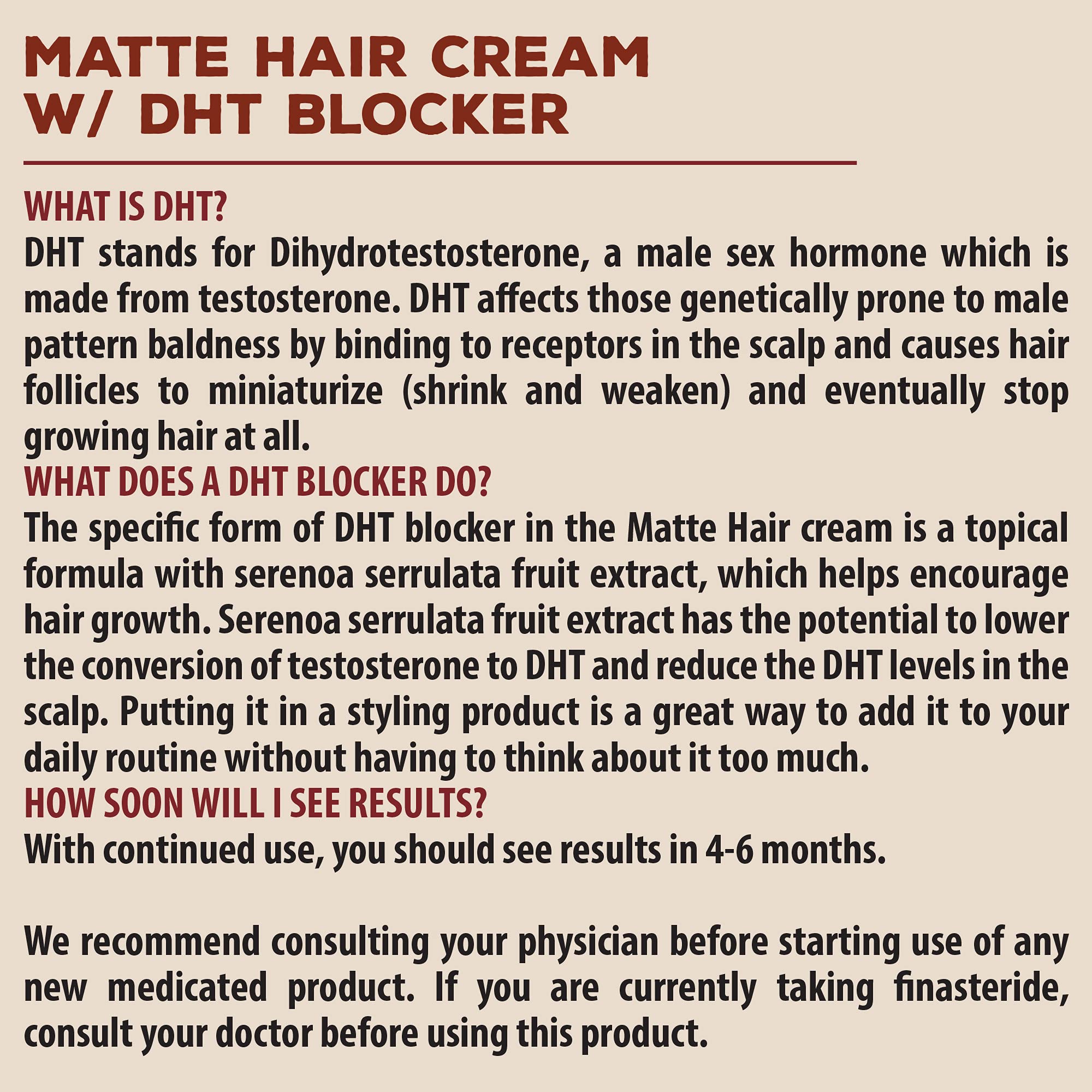 Suavecito Matte Hair Cream being applied showing easy, quick styling.