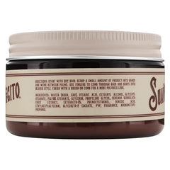 Suavecito Matte Hair Cream DHT blocker label highlights scalp-friendly design.