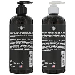 Suavecito OG Conditioner pump bottle; nourishes with Provitamin B5 and natural oils for smoother, hydrated strands.