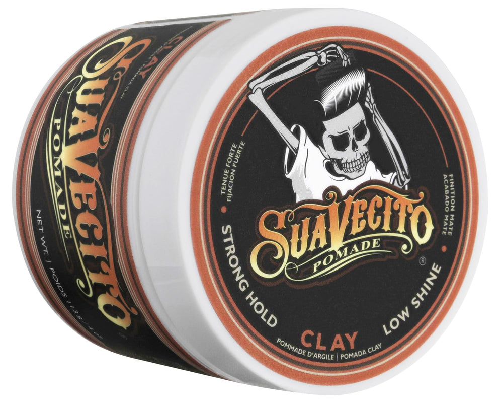 Suavecito Pomade Firme Clay hands warming for easy texture and even distribution