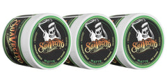 Suavecito Pomade Matte bundle 3-pack for effortless all-day hold and value.