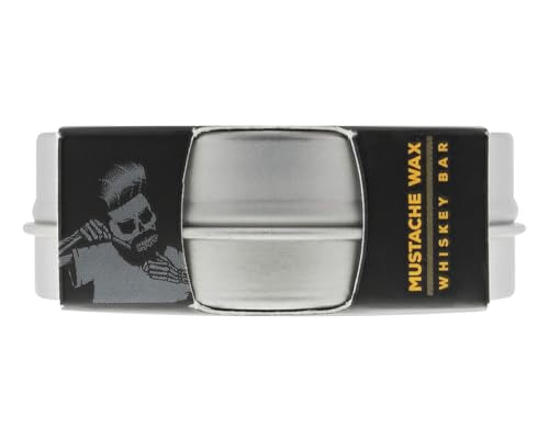 Close-up of texture in Suavecito Whiskey Bar Mustache Wax for pliable shaping.