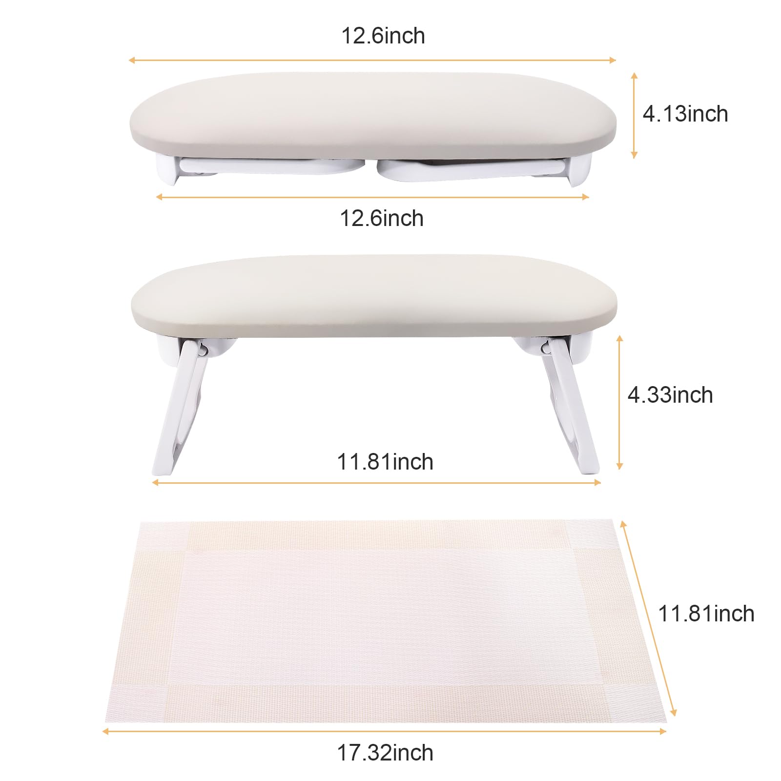 Subay Nail Arm Rest in salon use scenario, suitable for nails tech setup.
