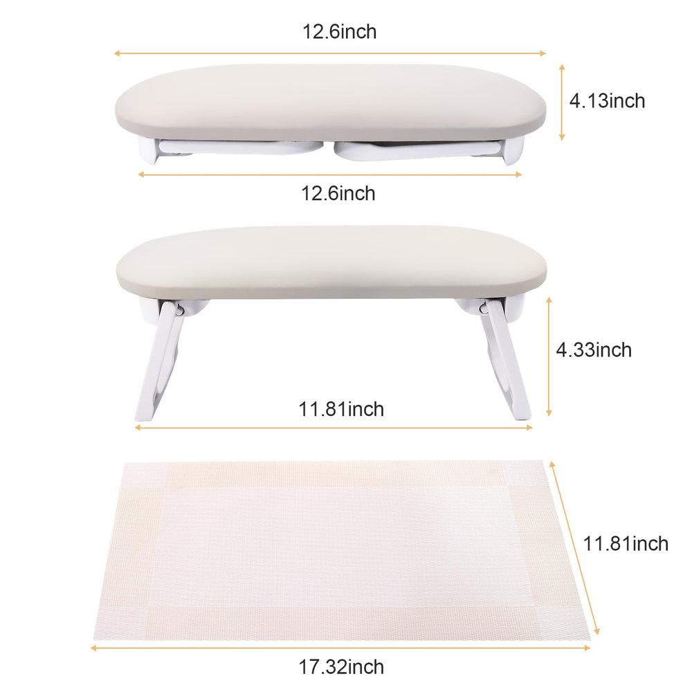 Subay Nail Arm Rest in salon use scenario, suitable for nails tech setup.