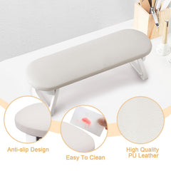 Subay Nail Arm Rest wide base detail for stable salon setup.