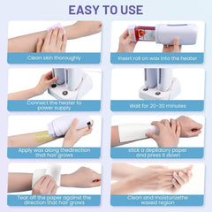 SUBAY wax-melting window lets you monitor readiness during heating.