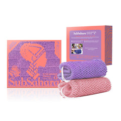 SubSahara authentic african net sponge knot pattern delivers gentle exfoliation for all skin types