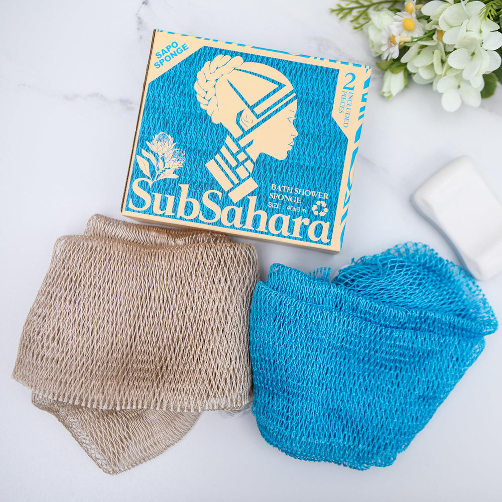 SubSahara net sponge open-weave design creates rich lather and easy cleanup.