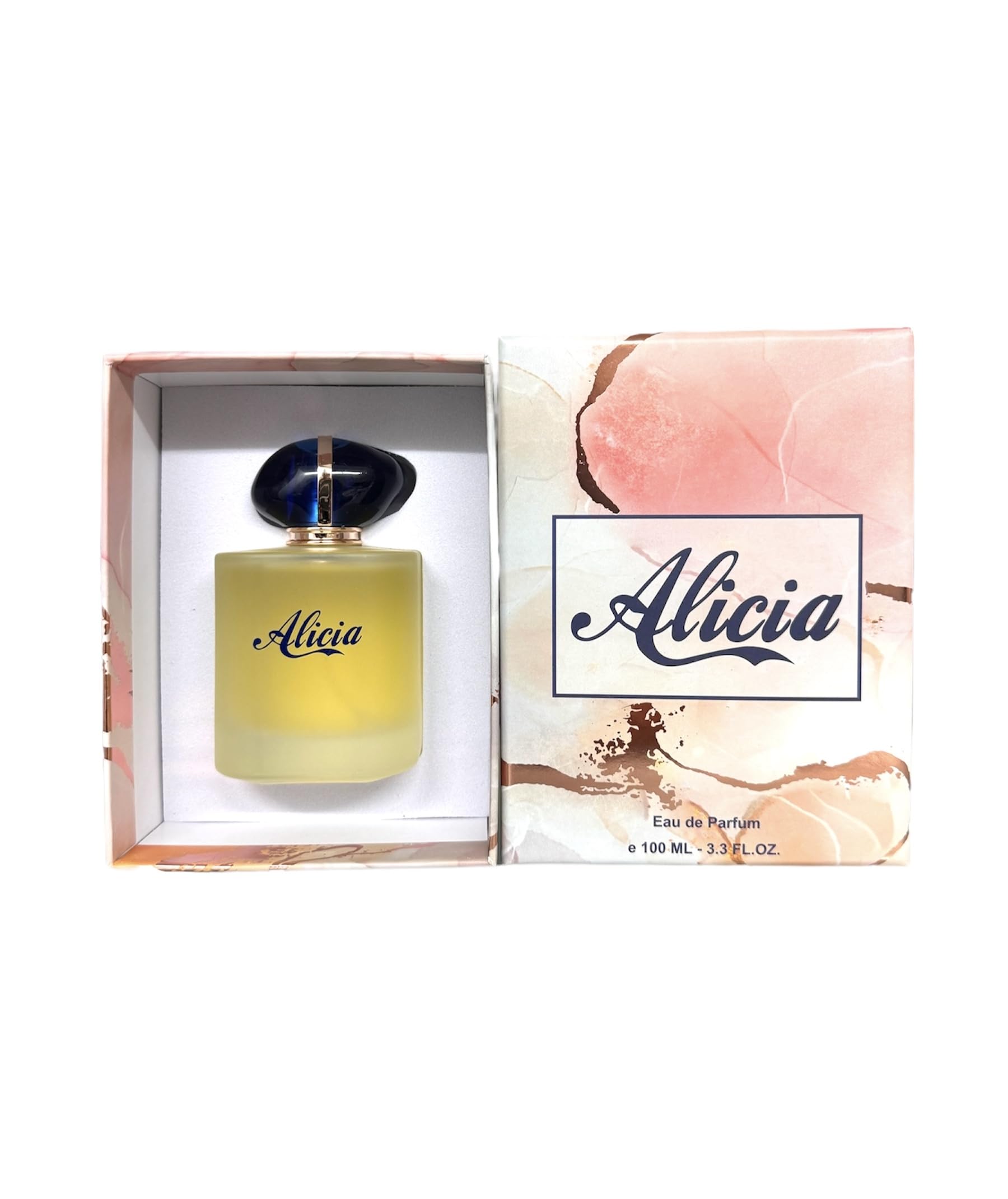 Suchel Forever Alicia label closeup, premium branding with fragrance details.