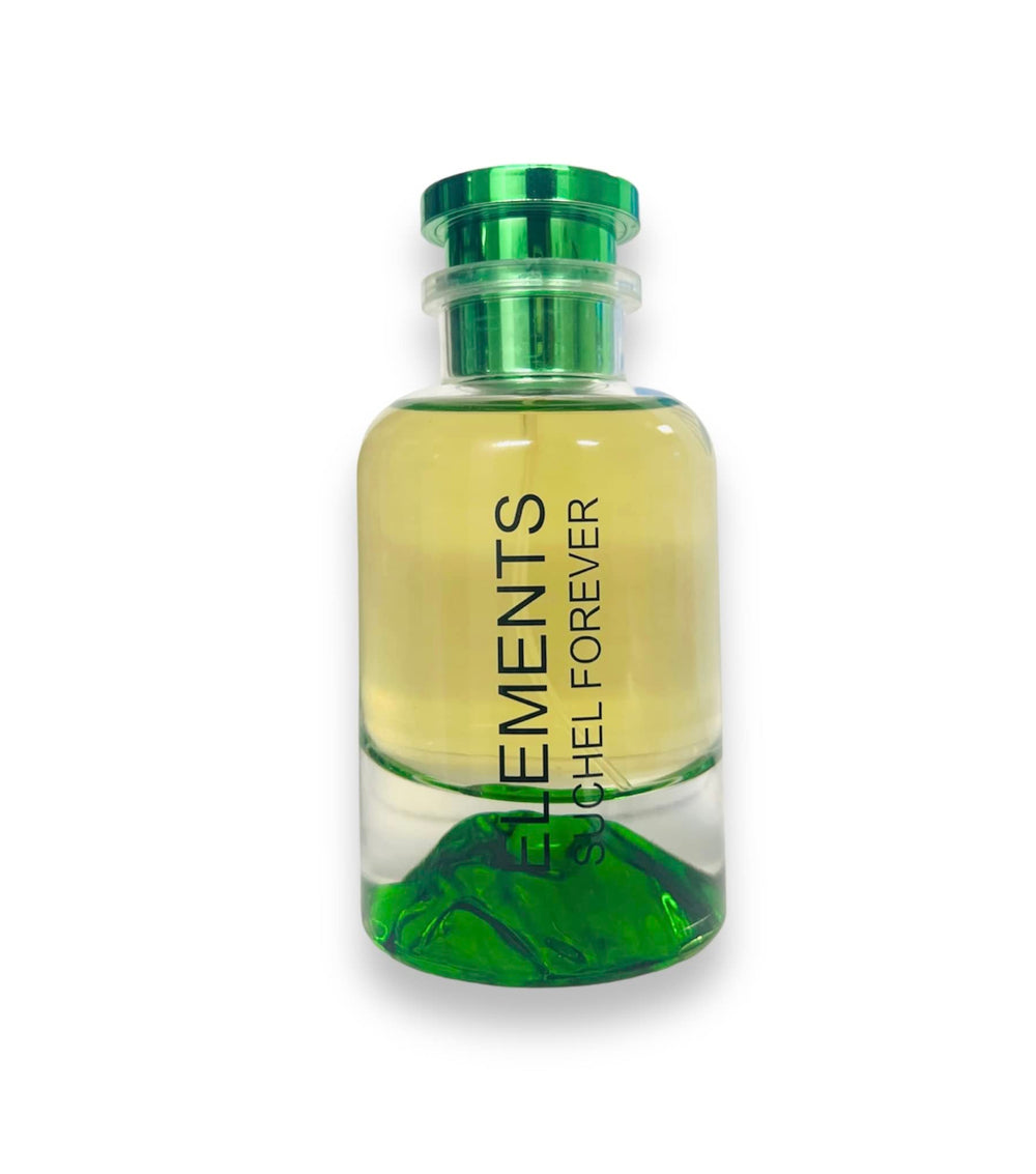 SUCHEL FOREVER Elements bottle front — bold masculine presence for evenings
