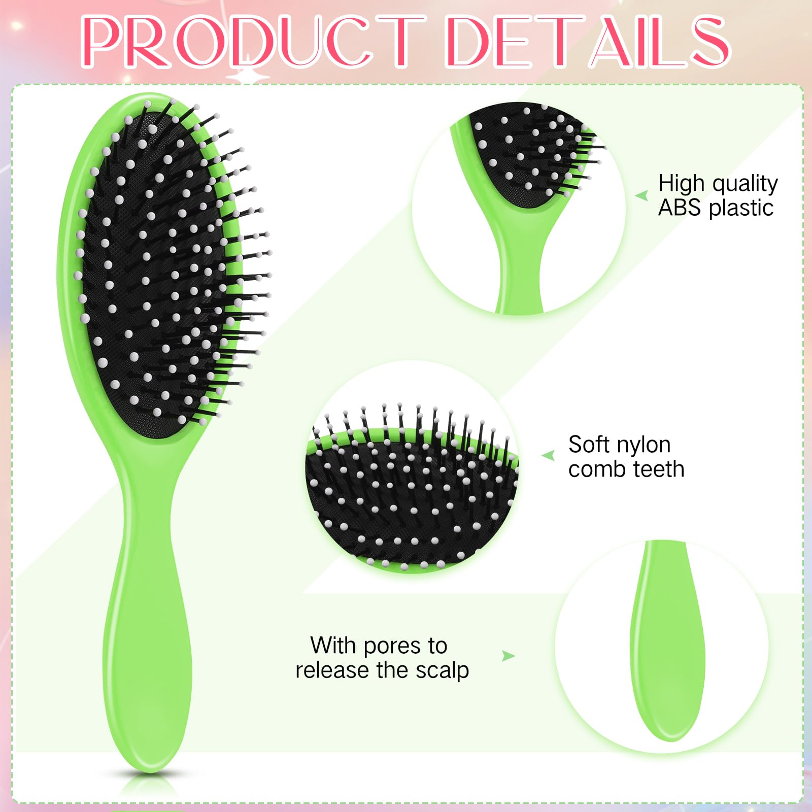 Suclain brush used with hairdryer for versatile styling and quick drying.