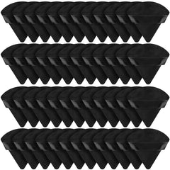 Puff triangular velour de Suclain para aplicar polvos con precisión.