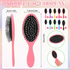Suclain soft bristles and cushion base close-up for gentle detangling.