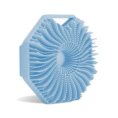 Sud Scrub front view shows antimicrobial silicone for hygienic showers and gentle exfoliation