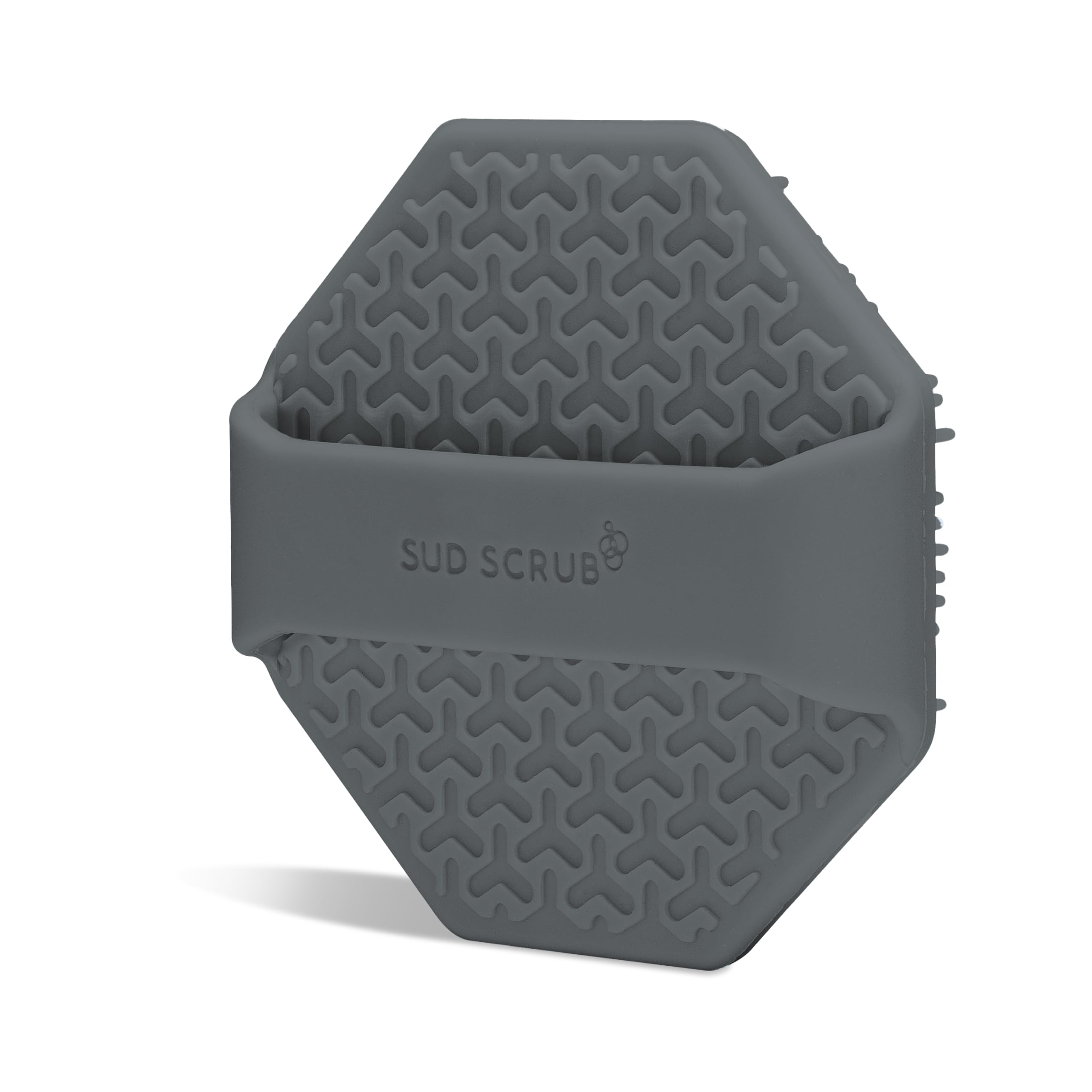 Sud Scrub Charcoal easy to hold while washing away oil and impurities