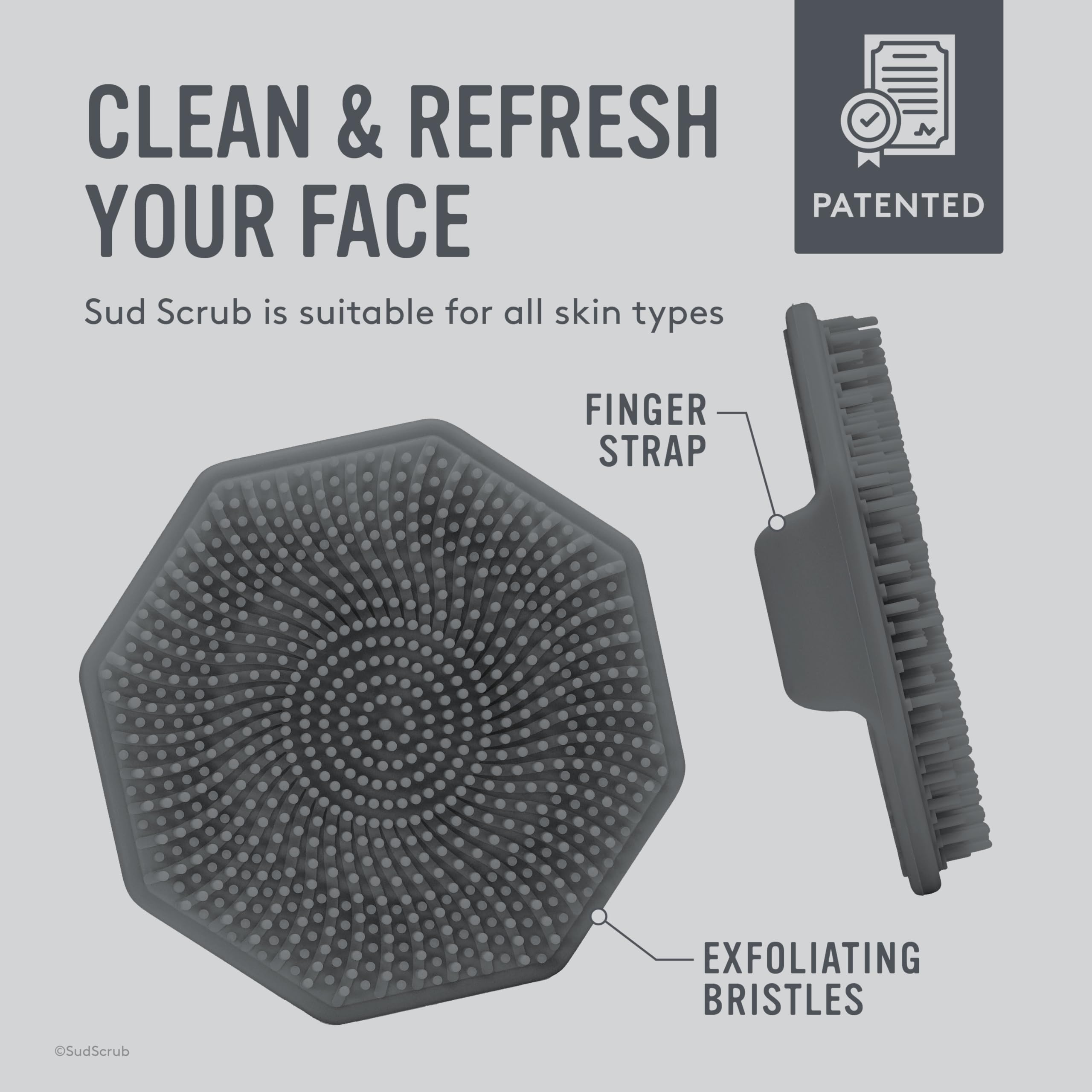 Sud Scrub Charcoal eco friendly packaging promotes sustainable cleansing