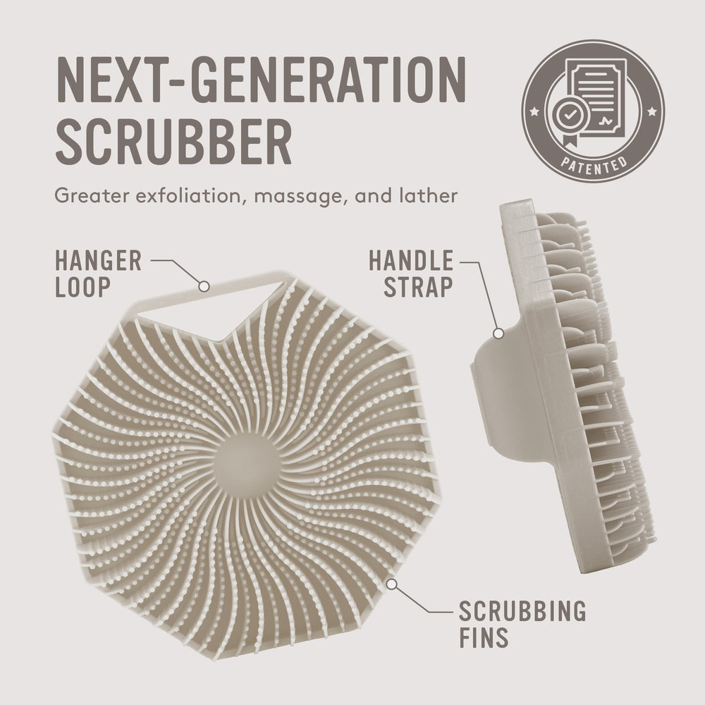 Sud Scrub eco-friendly packaging featuring recyclable materials.