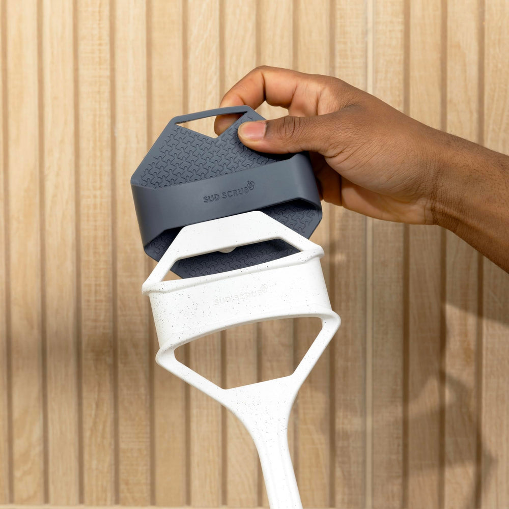 Sud Scrub Extender Handle assembled in seconds for quick start.