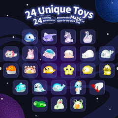 SudsyRoar glow-in-the-dark toy bath bomb for magical nighttime baths.