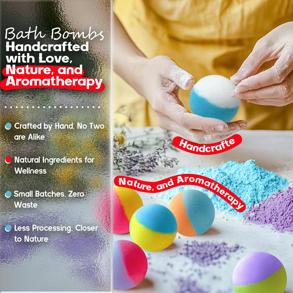 SudsyRoar organic natural ingredients bath bombs provide gentle, skin-friendly fizz for a spa-like soak.