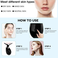 Suenohyu 7-color LED mode highlighting versatile at-home light therapy options.