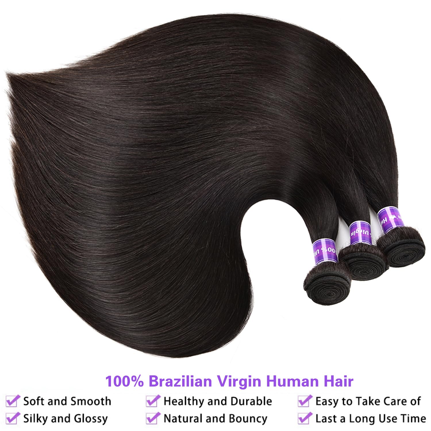 Sufeiya Hair no shedding weft—durable construction for long-lasting wear.